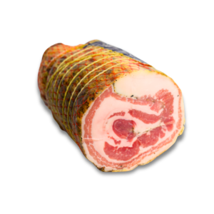 PANCETTA ARROTOLATA PIMIENTA GR200